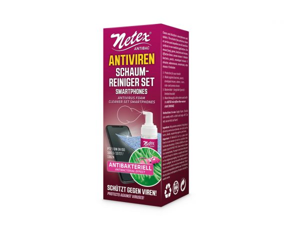 NETEX Antivirus Smartphone Foam Cleaner Set, 50 ml